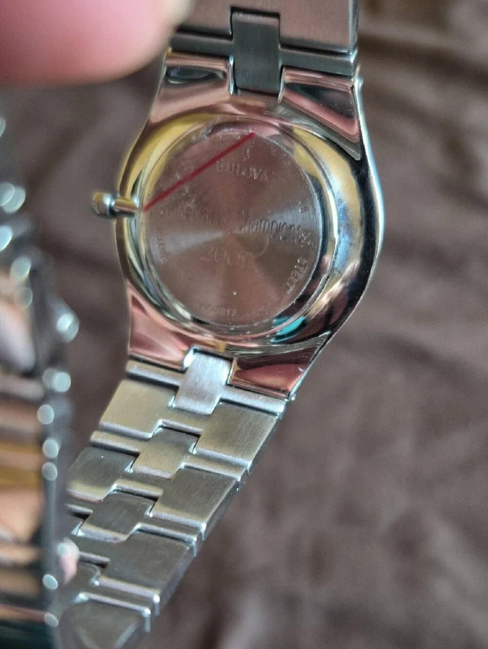 Bulova Silver White Dial Stainless Steel Bracelet Watch